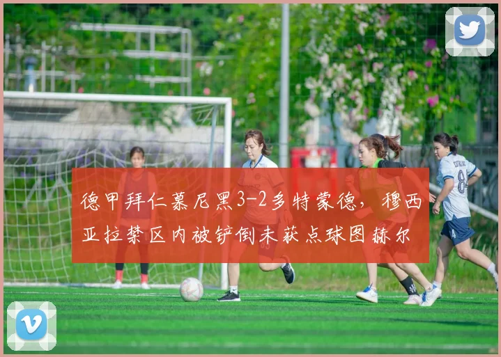 德甲拜仁慕尼黑3-2多特蒙德，穆西亚拉禁区内被铲倒未获点球图赫尔怒斥裁判